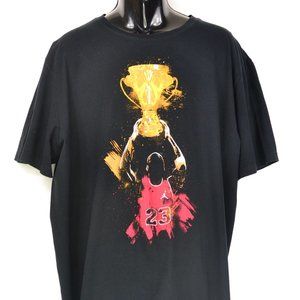 Jordan Men's Size 3XL Black Championship Graphic Short Sleeve T-Shirt
